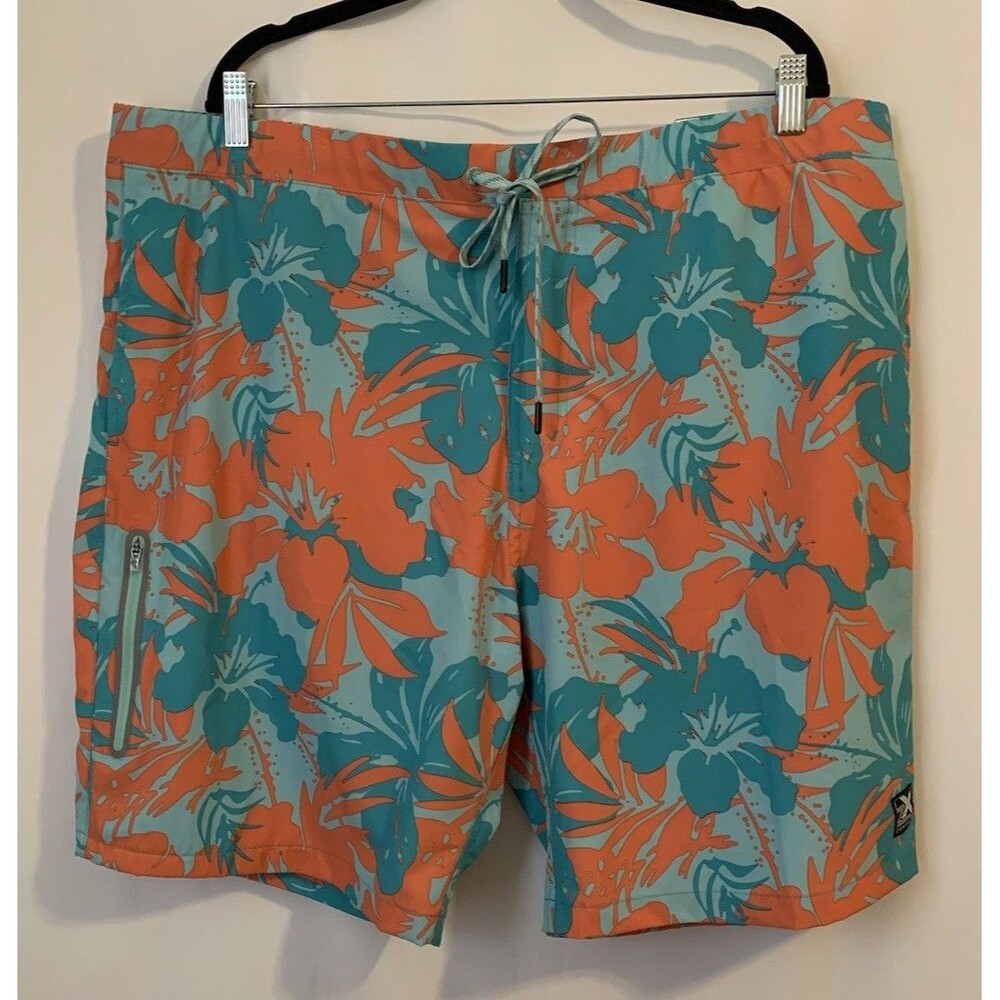 ZeroXposur Mens Size XXL Swim Trunks UPF 50+ Sun Protection New